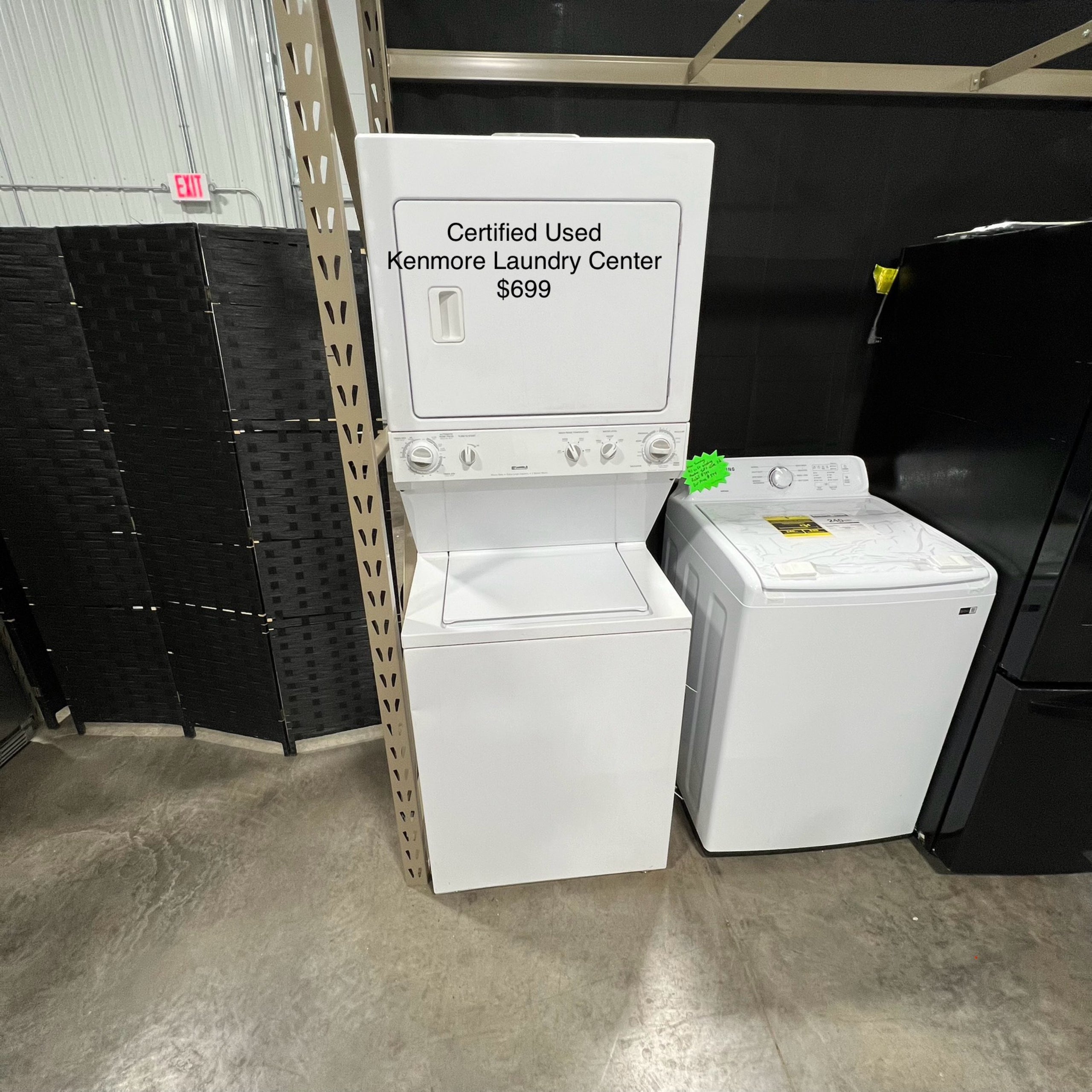 Used kenmore deals washer and dryer